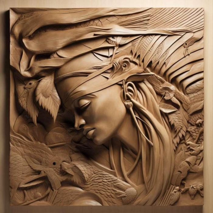 نموذج ثلاثي الأبعاد لآلة CNC 3D Art 